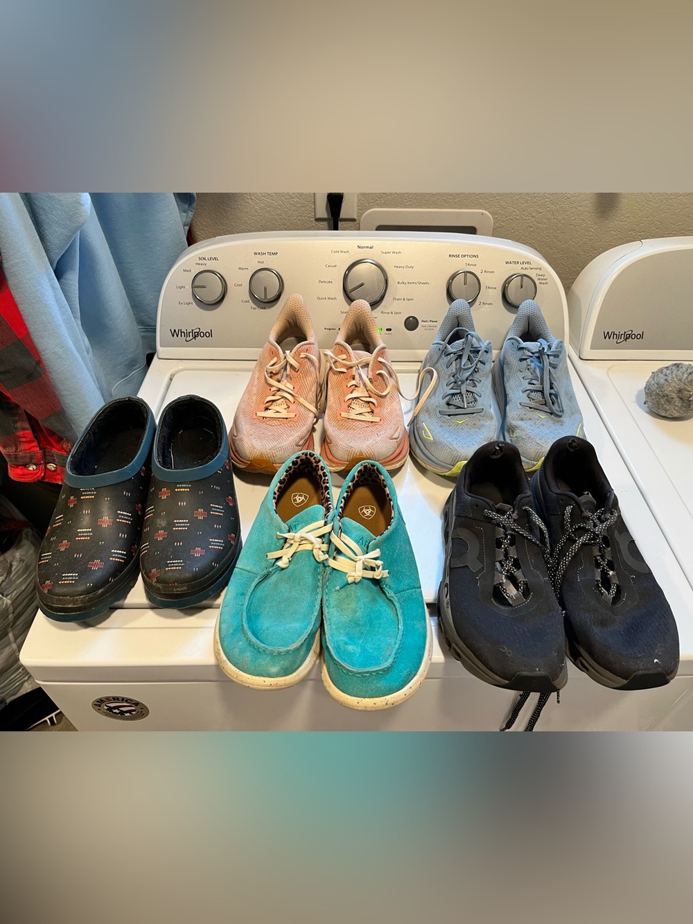 Hoka, On Cloud, Pendleton, and Ariat Shoe Bundle 9, 9.5, 10 all fit like a 9.5